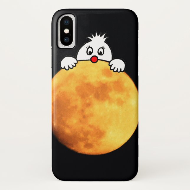 Capa Para iPhone, Case-Mate Ele em the moon (Verso)