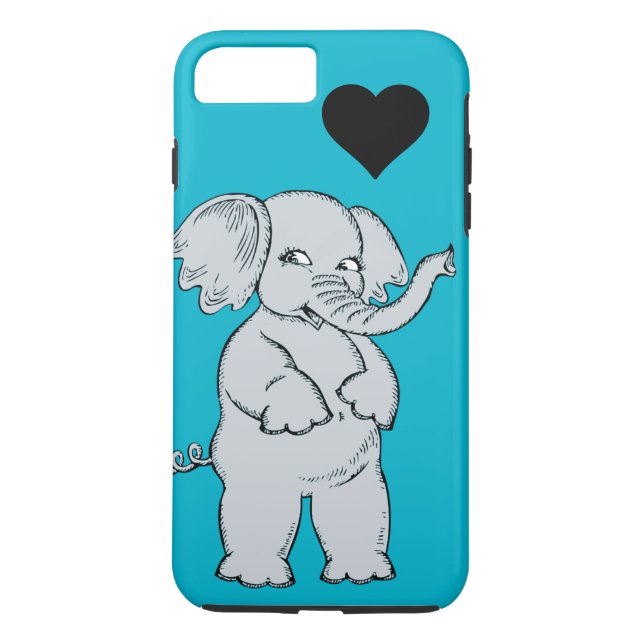 Capa Para iPhone, Case-Mate Elefante bonito (Verso)