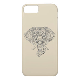 Capa iPhone 8/ 7 Elefante tribal Arte animal africana