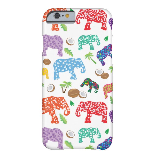 Capa Para iPhone, Case-Mate Elefantes tropicais (Verso)