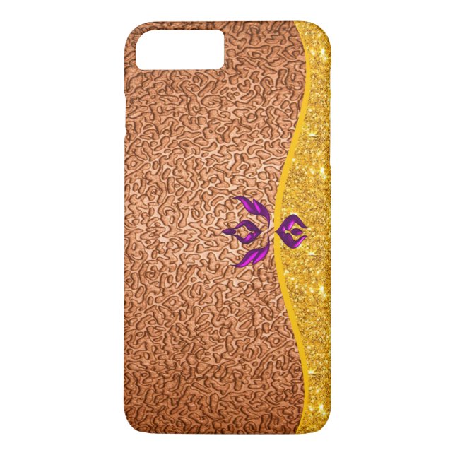 Capa Para iPhone, Case-Mate Elegância Clássica em Roxo Regal (Verso)