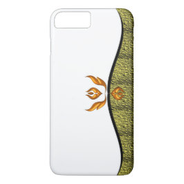 Capa iPhone 8 Plus/7 Plus Elegância clássica em verde-oliva