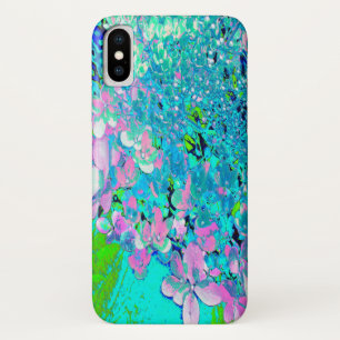 Capa Para iPhone Da Case-Mate Elegant Pink and Blue Limelight Hydrangea