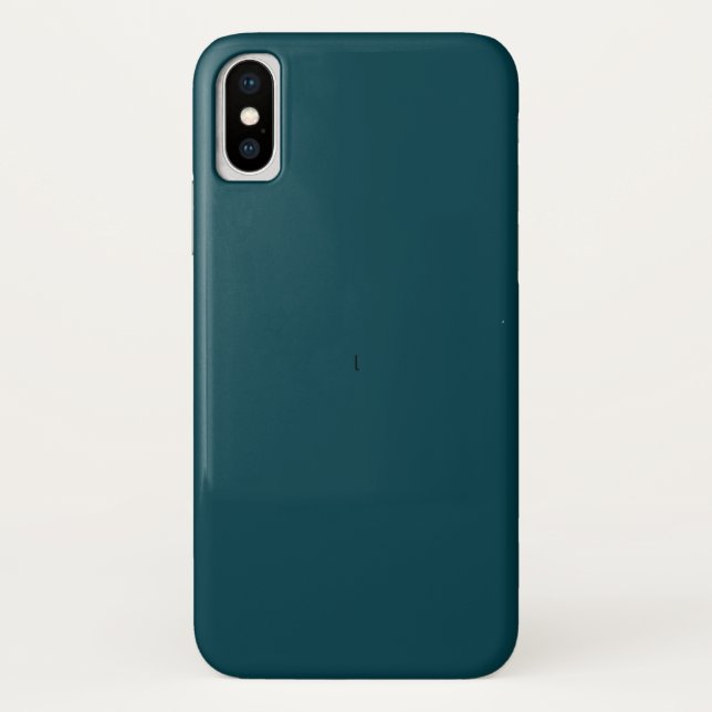 Capa Para iPhone, Case-Mate Elegante Chic Azul Turquesa (Verso)