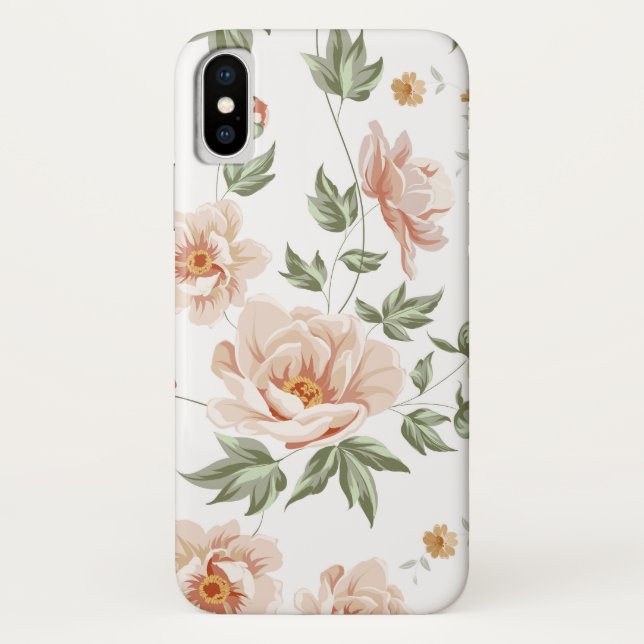 Capa Para iPhone, Case-Mate Elegante Floral Design (Verso)