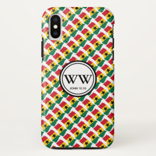 Capa Para iPhone Da Case-Mate Elegante GHANA Monograma Abundante Vida João 10:10