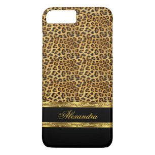 Capa Para iPhone Da Case-Mate Elegante Leopardo Selvagem Preto e Dourado