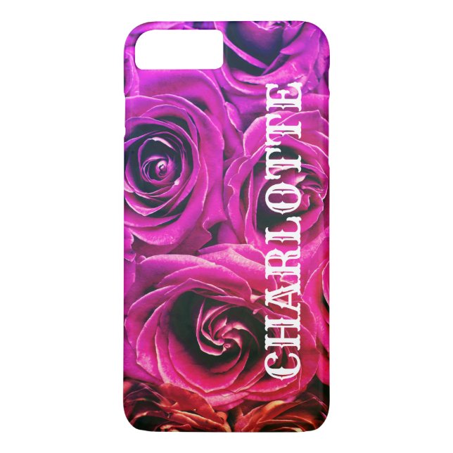 Capa Para iPhone, Case-Mate Elegante Rosa Nome Modelo (Verso)