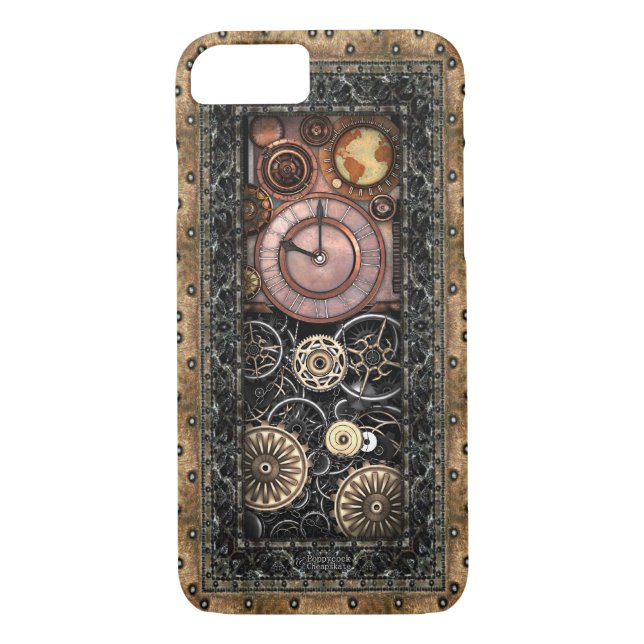 Capa Para iPhone, Case-Mate Elegante Steampunk (Verso)