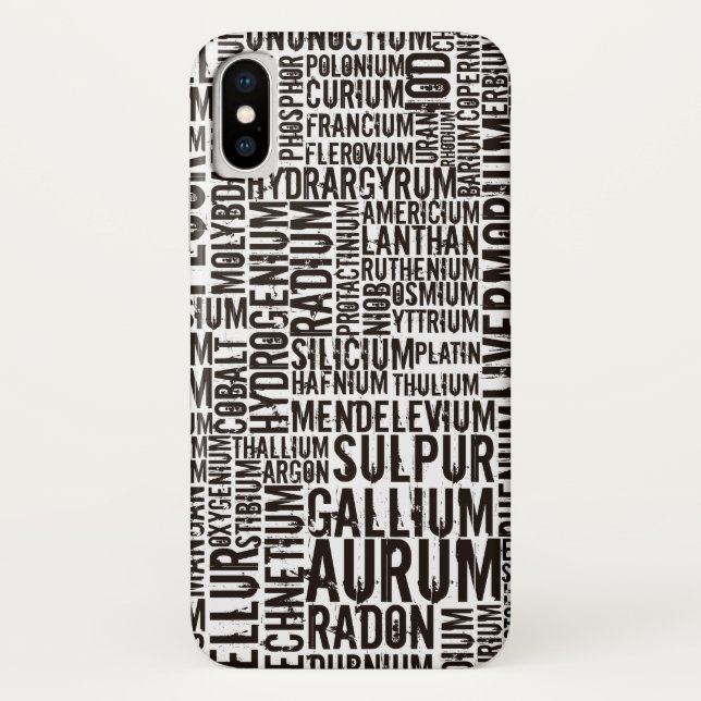 Capa Para iPhone, Case-Mate Elementos Químicos... (Verso)