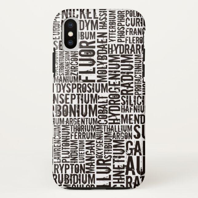 Capa Para iPhone, Case-Mate Elementos Químicos... (Verso)