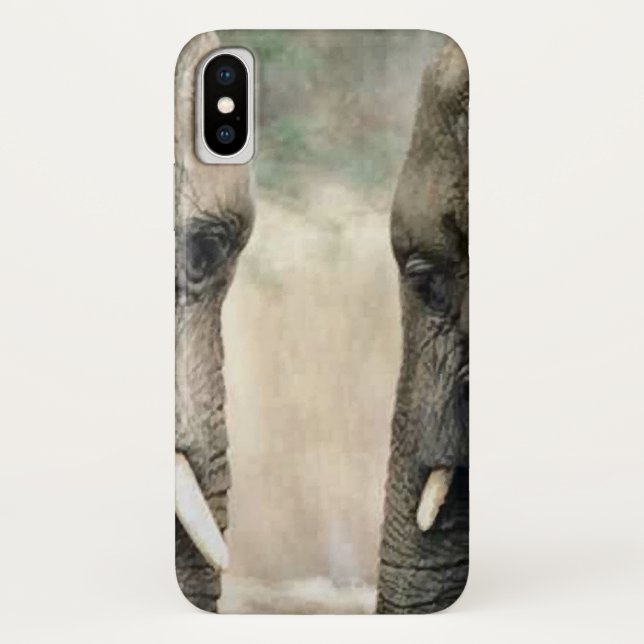 Capa Para iPhone, Case-Mate Elephant Art Wildlife (Verso)