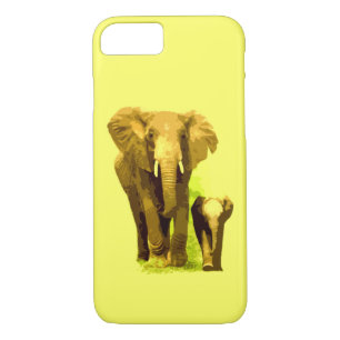 Capa Para iPhone Da Case-Mate Elephant & Baby Elephant iPhone 7 Case