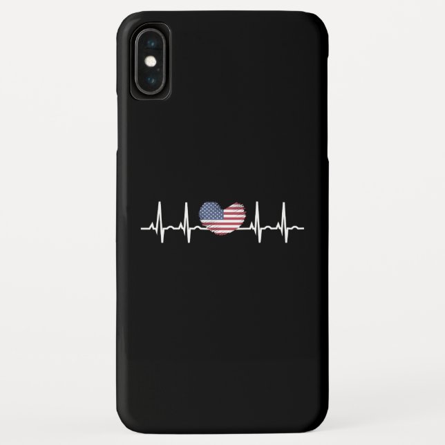 Capa Para iPhone, Case-Mate Eletrocardiografia ECG com pulsação de batimento c (Verso)