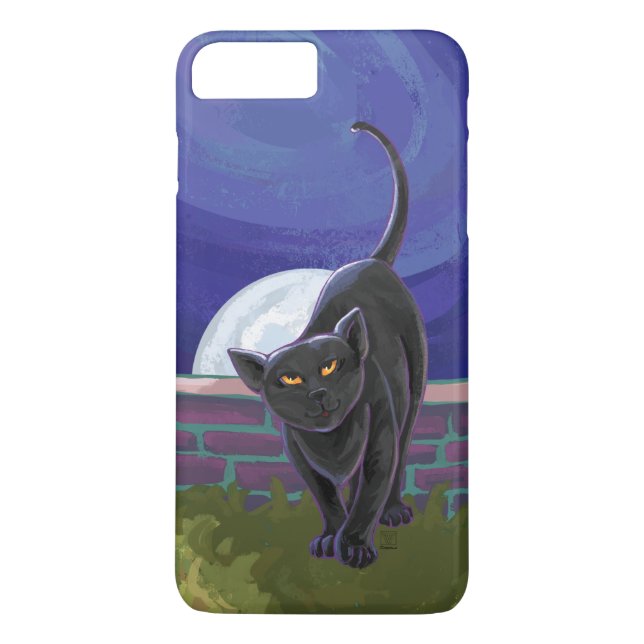 Capa Para iPhone, Case-Mate Eletrônicos de Gato Negro (Verso)