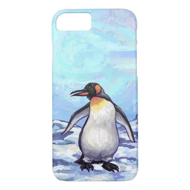 Capa Para iPhone, Case-Mate Eletrônicos de pinguim (Verso)