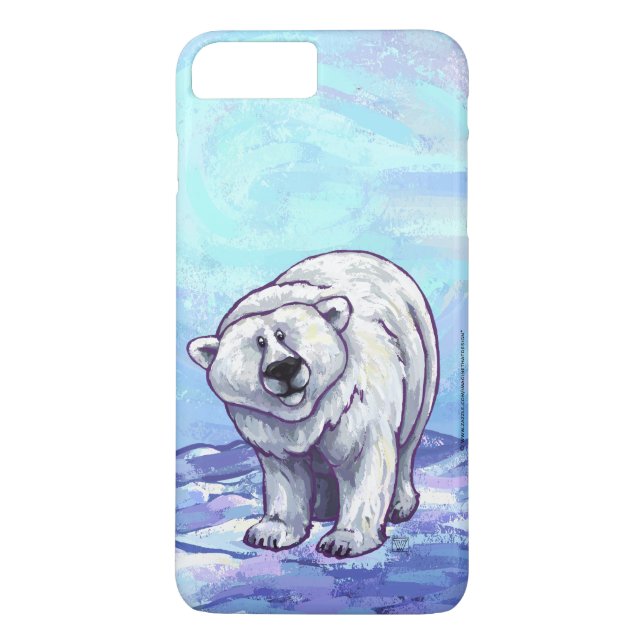 Capa Para iPhone, Case-Mate Eletrônicos de Urso Polar (Verso)