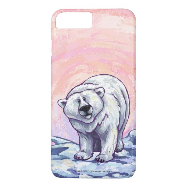 Capa Para iPhone, Case-Mate Eletrônicos de Urso Polar (Verso)