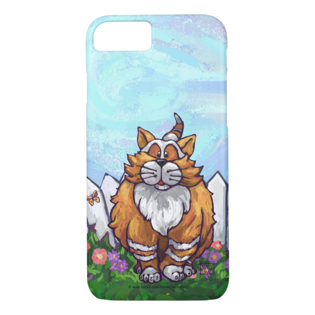 Capa Para iPhone, Case-Mate Eletrônicos Ginger Cat (Verso)