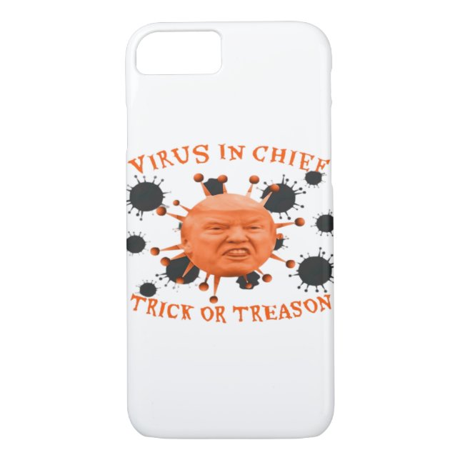 Capa Para iPhone, Case-Mate Em Chefe, Truque Ou Tratar, Anti-Halloween Polític (Verso)