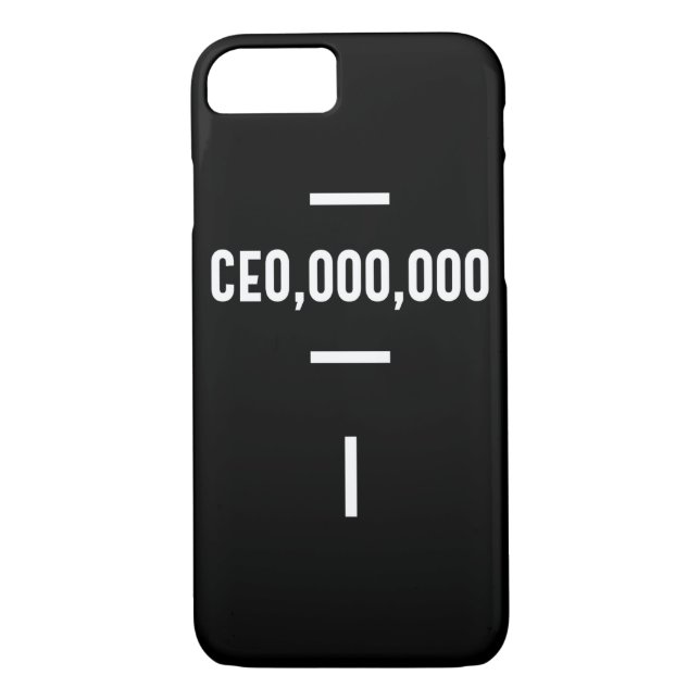Capa Para iPhone, Case-Mate Empreendedor - CEO,000.000 Tee Funny Business (Verso)