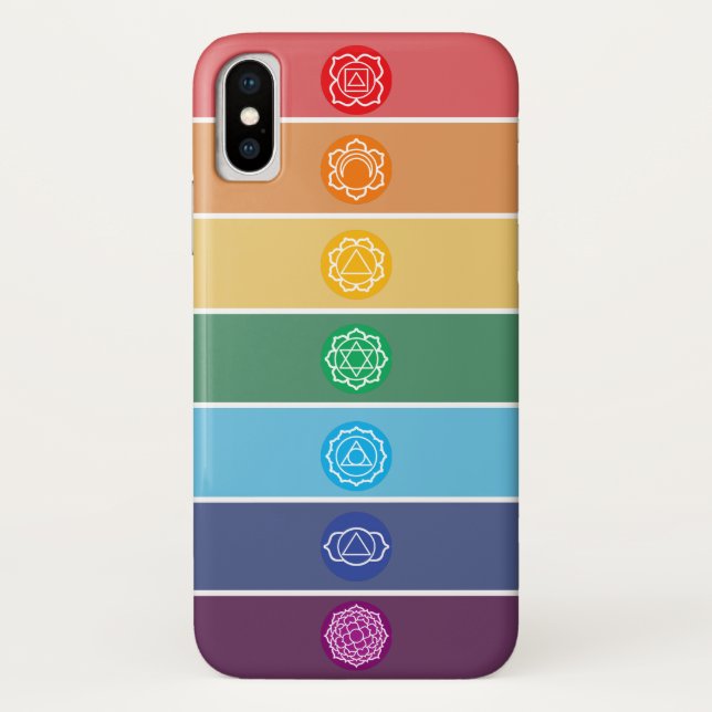 Capa Para iPhone, Case-Mate Energia Humana Chakra Colorida (Verso)