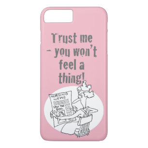Capa Para iPhone Da Case-Mate Enfermeira do Hospital Funny Lendo Competição de