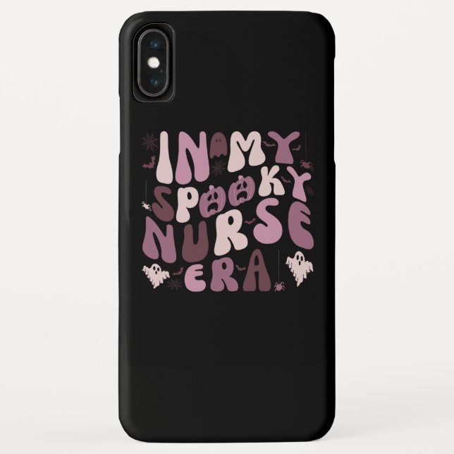 Capa Para iPhone, Case-Mate Enfermeira Retro Spooky Cita Halloween (Verso)