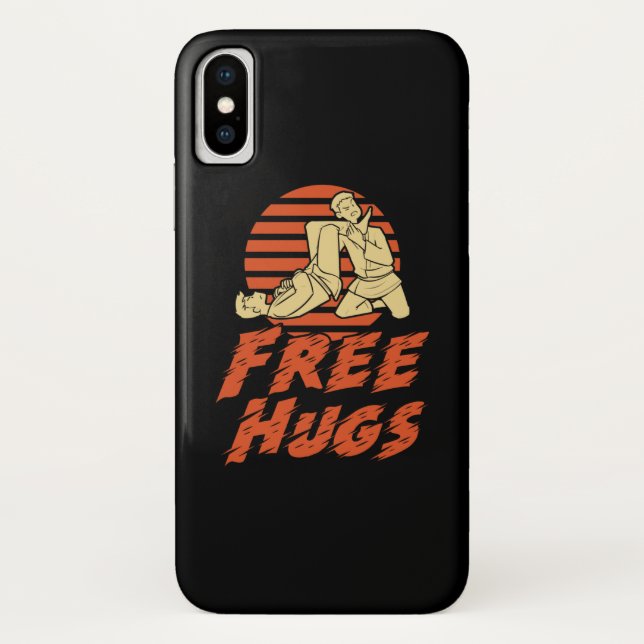 Capa Para iPhone, Case-Mate Engraçado Abraço Livre - Jiu-Jitsu, BJJ Gift (Verso)