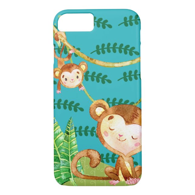 Capa Para iPhone, Case-Mate Engraçado Monkey Jungle (Verso)