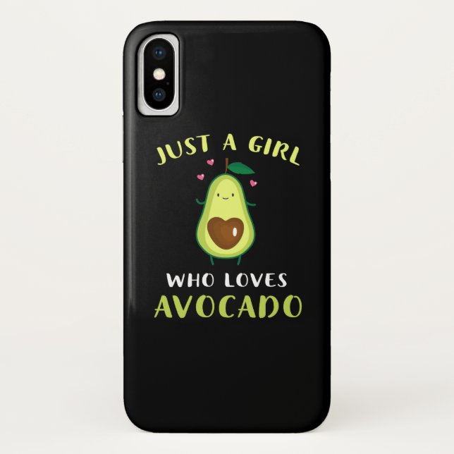 Capa Para iPhone, Case-Mate Engraçado Só Uma Menina Que Ama O Avocado (Verso)