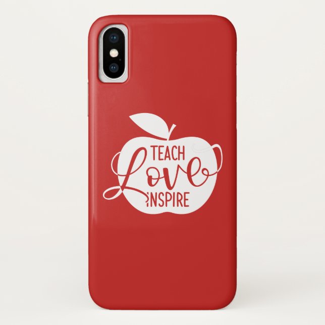 Capa Para iPhone, Case-Mate Ensine o amor inspiram (Verso)