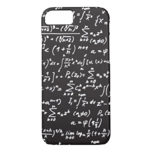 Capa iPhone 8/ 7 Equações da matemática do quadro-negro