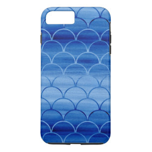Capa Para iPhone Da Case-Mate Escalas de Cor de Água Azul Pintadas