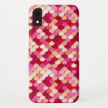 Capa Para iPhone Da Case-Mate "Escalas de dragões" - magenta, rosa quente e pêss<br><div class="desc">Escalas sobrepostas em tons de magenta,  burguesa,  rosa quente,  orquídea e pêssego mole - arte digital com efeito 3d</div>