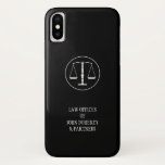 Capa Para iPhone Da Case-Mate Escalas de Justiça<br><div class="desc">Caso perfeito para advogados com escalas de símbolo de justiça.</div>