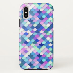 Capa Para iPhone Da Case-Mate "Escamas de Dragão" - azul, orquídea e lavanda