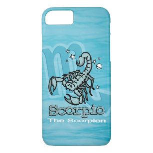 Capa iPhone 8/ 7 Escorpião, caixa do sinal de água Scorpion