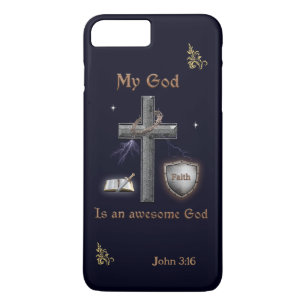 Capa iPhone 8 Plus/7 Plus Escritura Bíblica