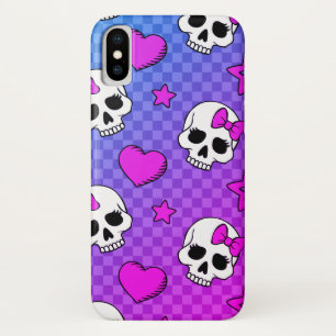 Capa Para iPhone Da Case-Mate Espelho e corações, de cor branca e rosa