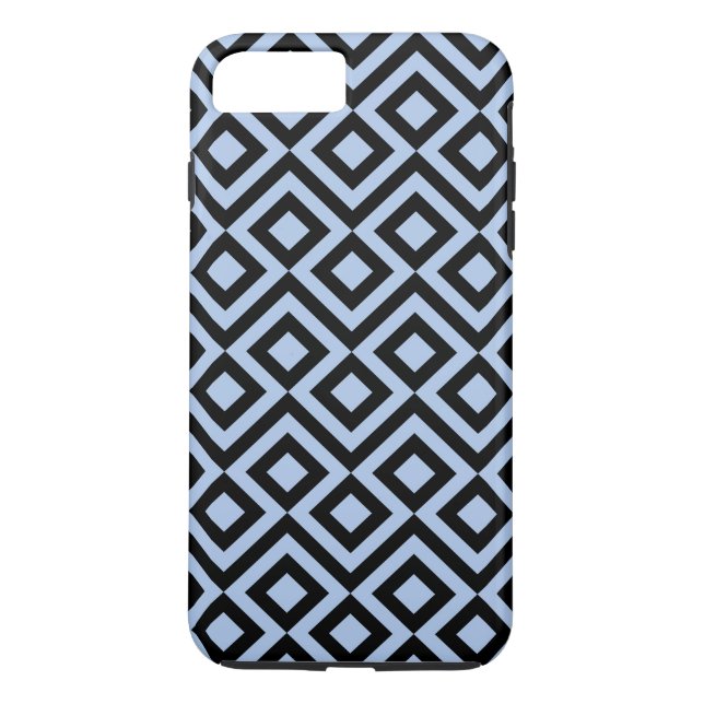 Capa Para iPhone, Case-Mate Espessante Geométrico Azul e Negro (Verso)