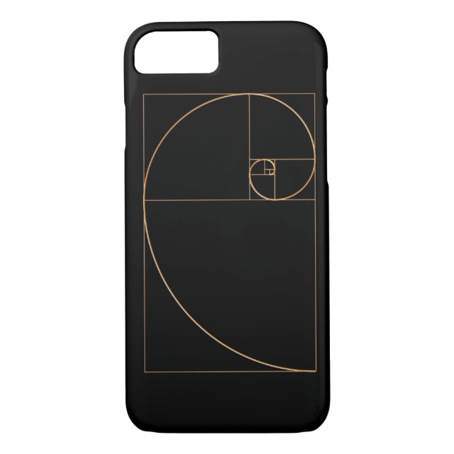 Capa Para iPhone, Case-Mate Espiral dourada Dourado (Verso)