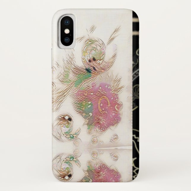 Capa Para iPhone, Case-Mate Espiral Rosa Var 1 (Verso)