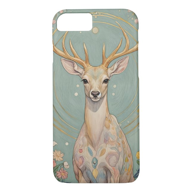 Capa Para iPhone, Case-Mate Espírito Gentil: Um Pastel Veado (Verso)