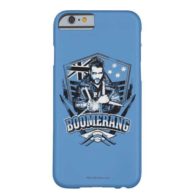 Capa Para iPhone, Case-Mate Esquadrão Suicida | Crachá de Boomerang (Verso)