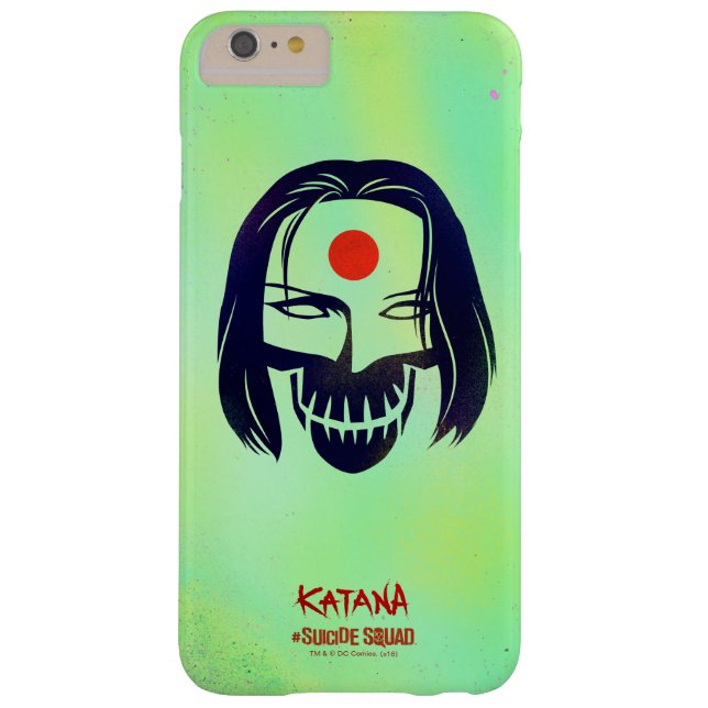 Capa Para iPhone, Case-Mate Esquadrão Suicida | Ícone Cabeça Katana (Verso)