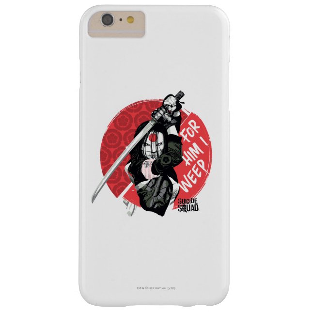 Capa Para iPhone, Case-Mate Esquadrão Suicida | Katana "Para Ele Eu Choro" (Verso)