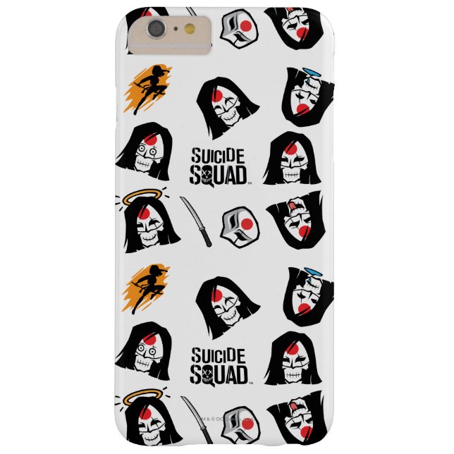 Capa Para iPhone, Case-Mate Esquadrão Suicida | Padrão Katana Emoji (Verso)