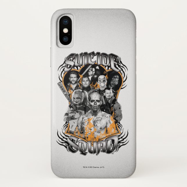 Capa Para iPhone, Case-Mate Esquadrão Suicida | Task Force X Tatuagem Tribal (Verso)