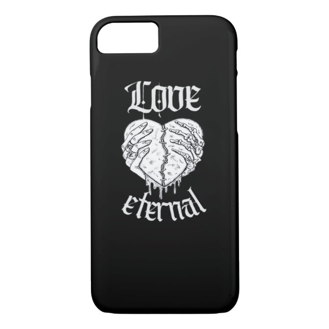 Capa Para iPhone, Case-Mate Esqueleto Mãos Cardíaco Gótico Clássico (Verso)